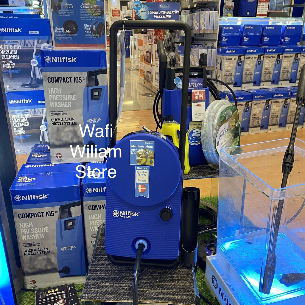 Nilfisk High Pressure Cleaner Cold Home Use Core 125 Bar Eu / Mesin Steam Cuci Mobil Motor