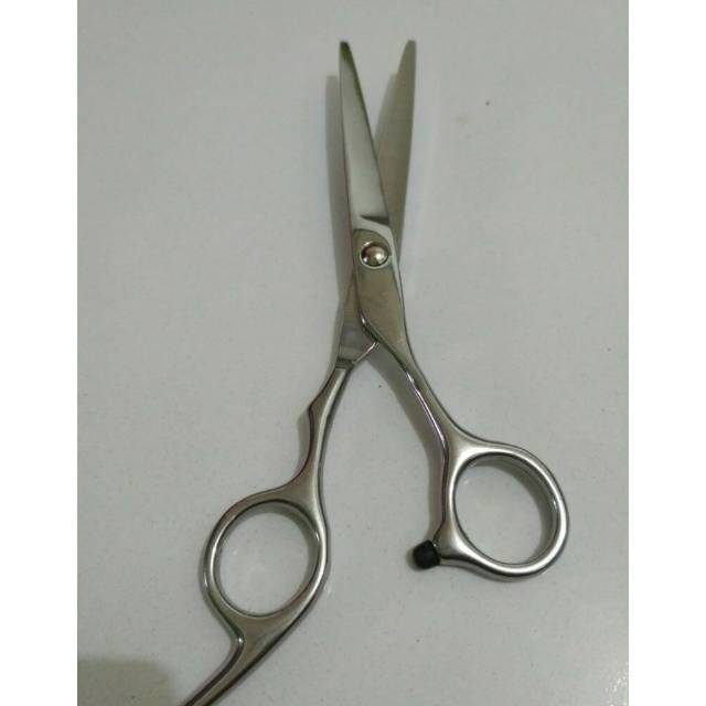 Gunting potong rambut stylish stainless steel / gunting potong