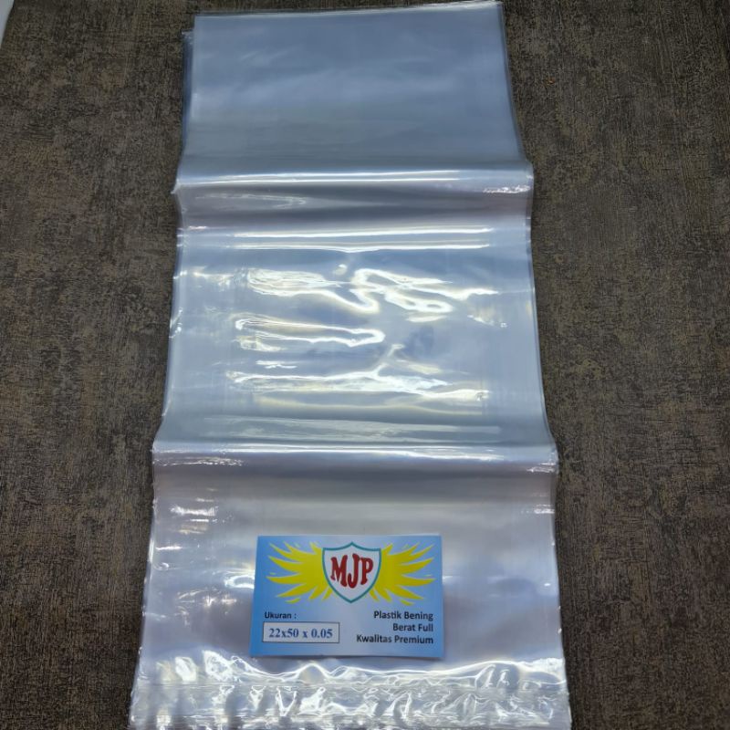 Plastik PP Bening MJP Tebal 05 uk 22x50 Limited