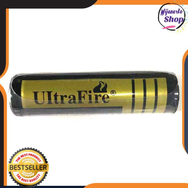 UltraFire Baterai Li-ion 18650 6000mAh 3.7V Button Top - BRC 18650 BLP11