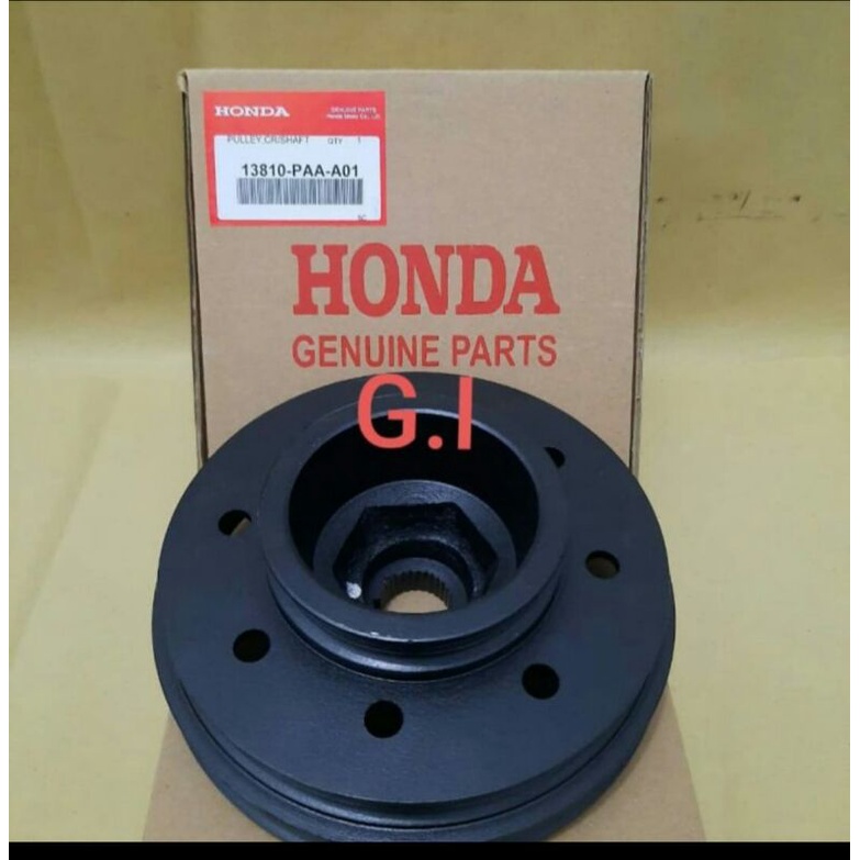 Pully Kruk As Pully Ker As Damper Pulley Crankshaft Honda City Lama City Old Accord VVTI VVT-I