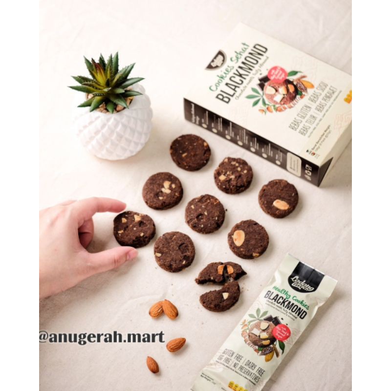 

Blackmond cookies kemasan sachet 190gr (cookies sehat) gluten free