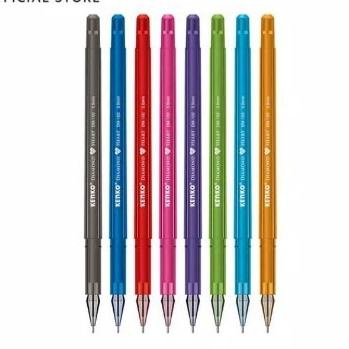 

Terlaku,! Gel Pen Kenko Diamond Heart DM-100S8 0.5mm 8 Warna kwalitas oke