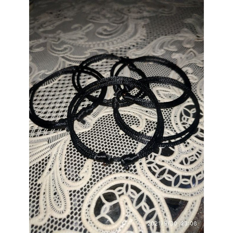 

Gelang tali polos 2mm | Tali satin 2mm | Tali cina