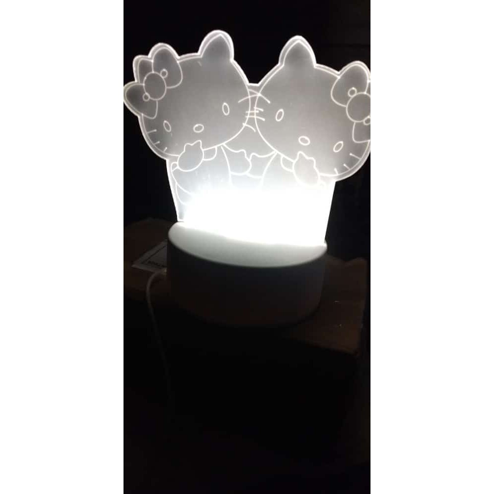 Lampu Tidur Akrilik LED / Akrilik LED / Lampu Tidur Hias
