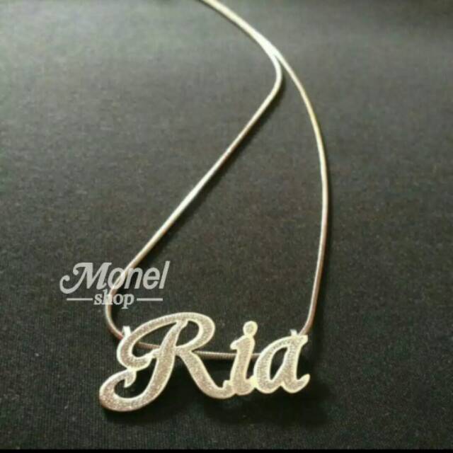 Kalung wanita / kalung titanium wanita anti karat / kalung nama / kalung pria