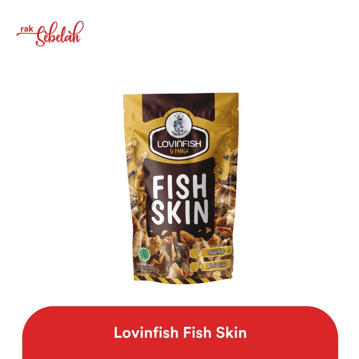 

TERBARU Fish Skin Lovinfish 65gr - Keripik Kulit Ikan - Original