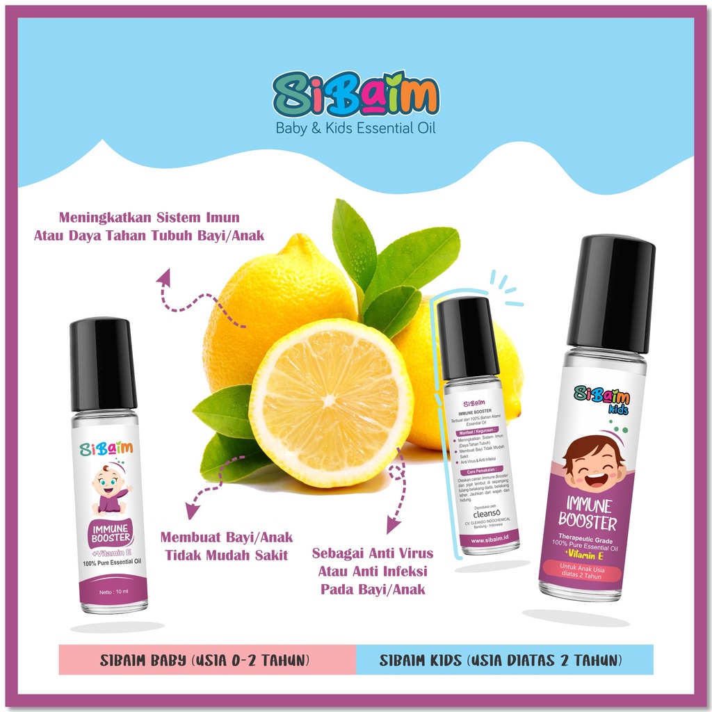 Meningkatkan Sistem Kekebalan Tubuh Anak - SIBAIM KIDS IMMUNE BOOSTER Essential Oil 10ml by psikopediastore