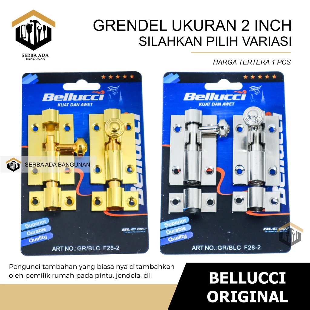 Grendel Bellucci F28-2 Nb | Grendel BLC | Grendel Slot ( 1 PACK ISI 2 PCS ) original 100%