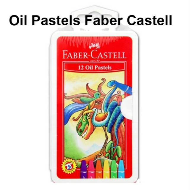 

Oil pastel Faber castell 12 warna