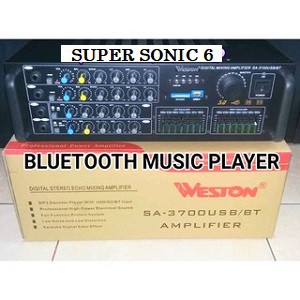 Power mixer 4 channel weston SA 3700 usb sd bluetooth musik player