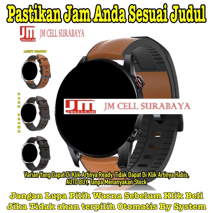 Tali Jam Strap Huami Amazfit GTR 2 Sport / Classic - Hybrid Rubber Kulit