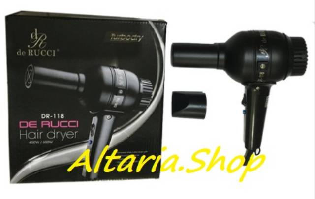 Hair Dryer DE RUCCI tipe DR-118 100% Original