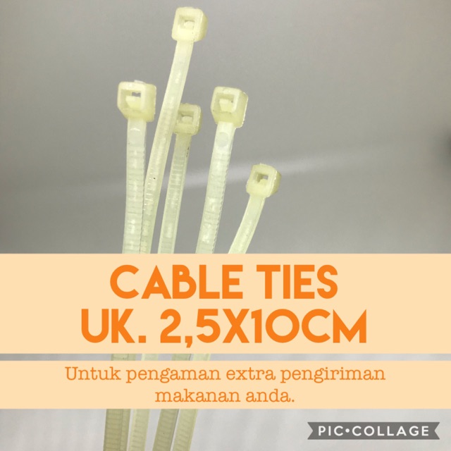 Cable Ties 2.5x10cm (isi 100pcs)