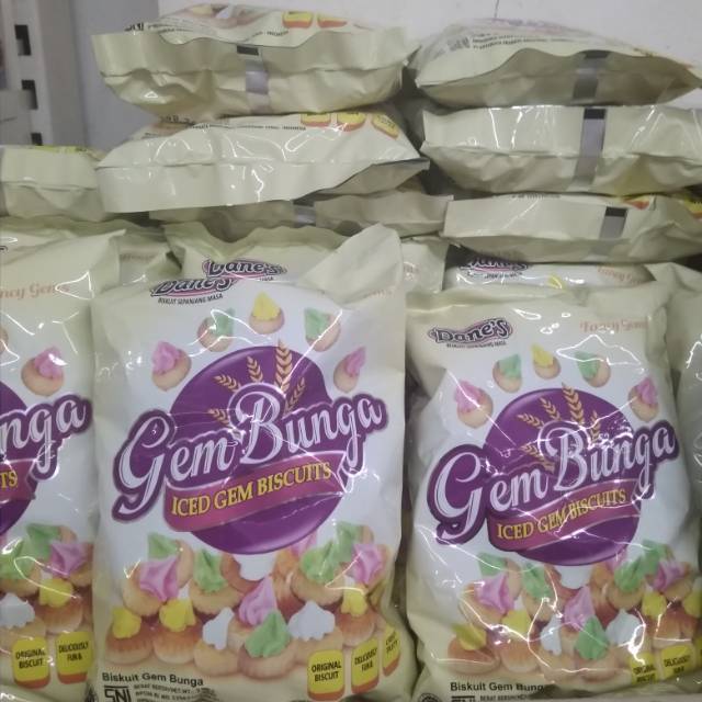 

Dane's gem Bunga iced gem biscuits 220g