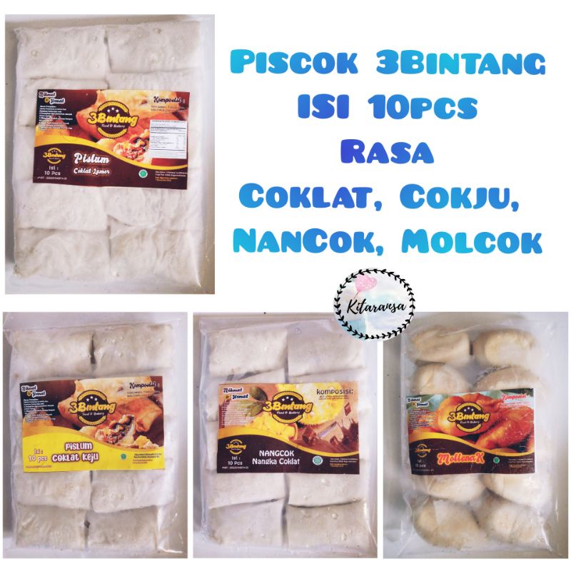 Piscok 3Bintang/Piscok/Molen/3 Bintang/Piscok 3 Bintang/Cokju/Nangka Coklat