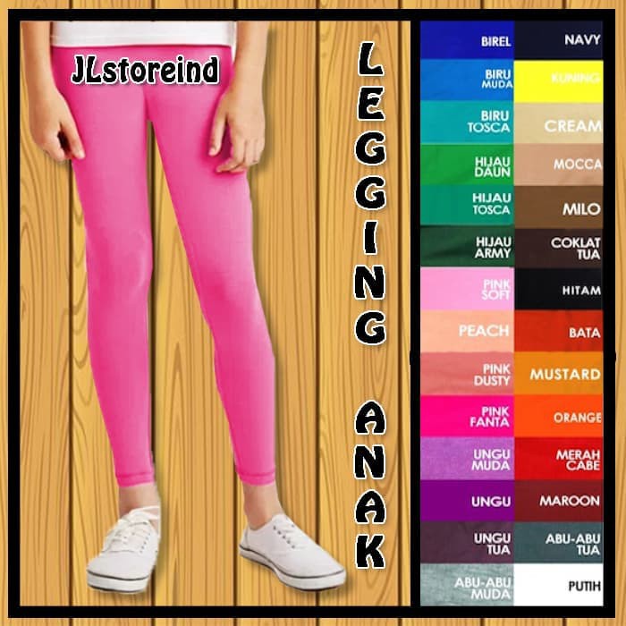 Legging Anak Polos Warna Warni