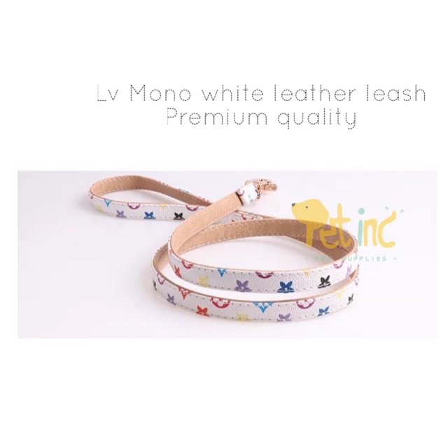 Premium leather collar leash 1,2m