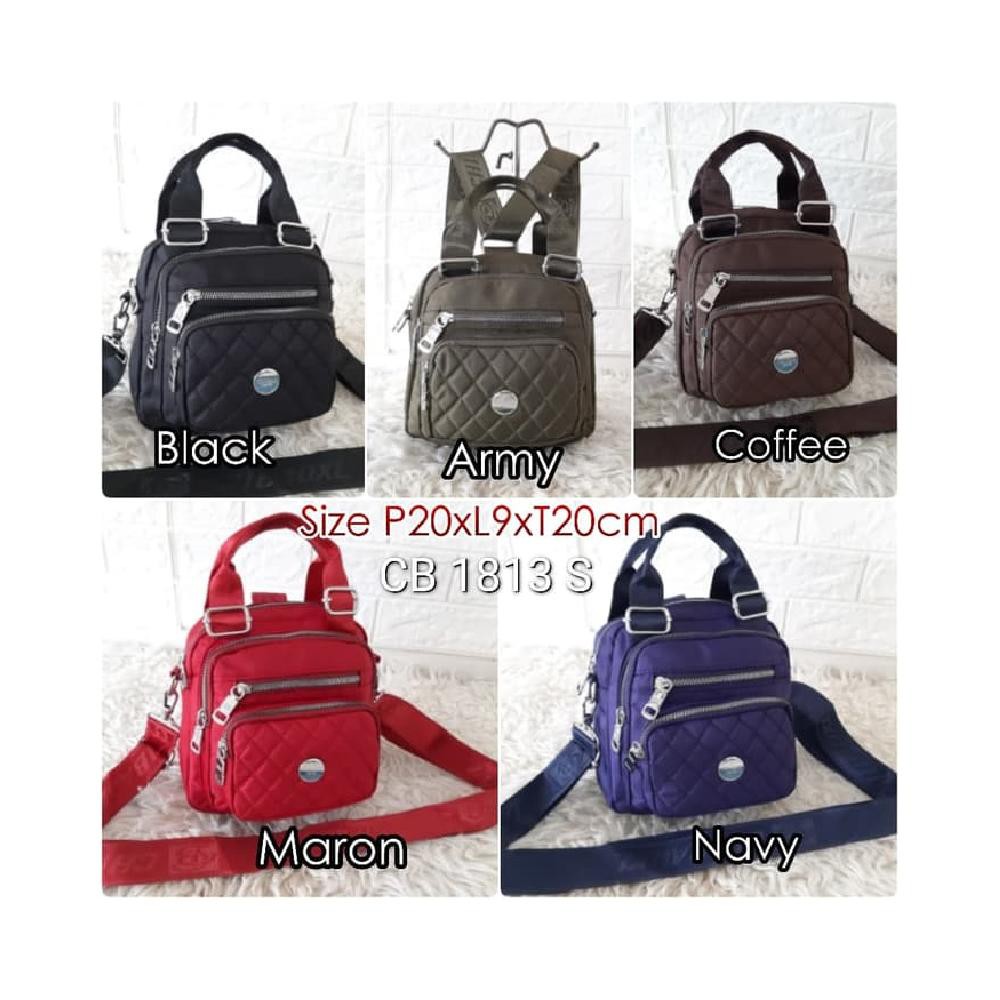 CB1813 S Tas Wanita Import Chibao Bordir 3in1 Size Mini S - Hijau