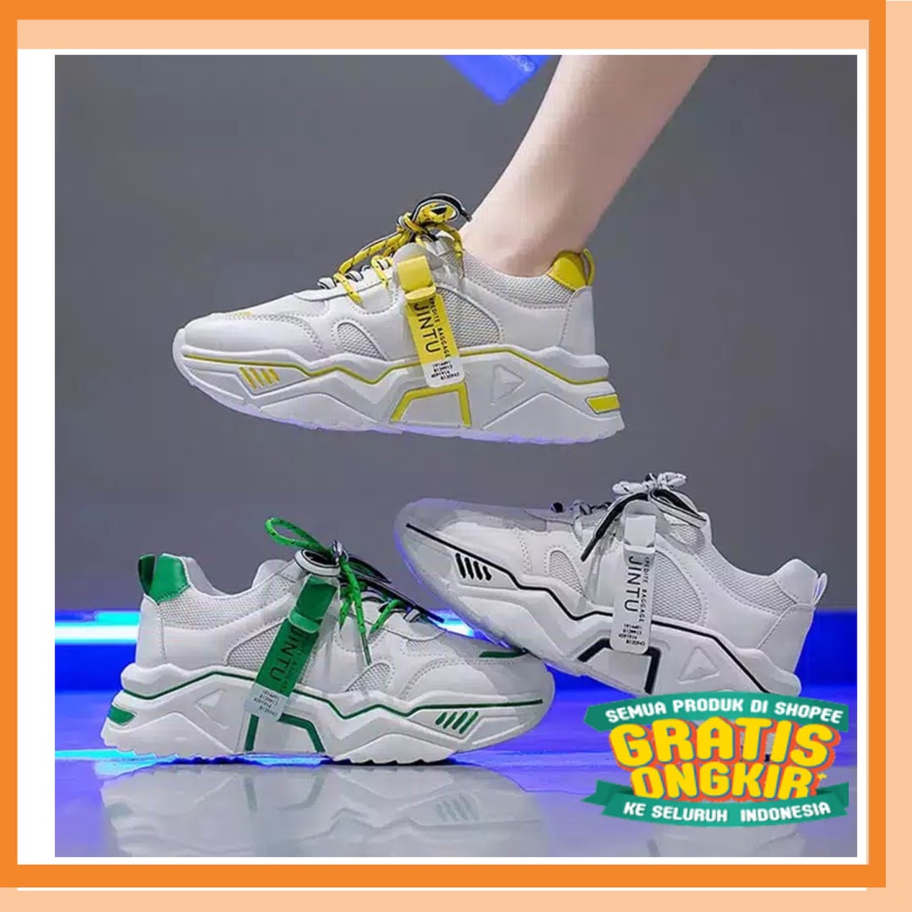 SNEAKERS SEPATU WANITA FASHION REMAJA KEKINIAN OOTD/ SEPATU SNEAKERS WANITA FASHION KOREA JINTU