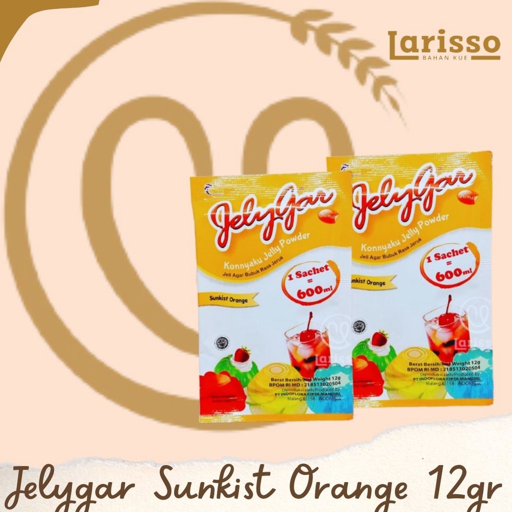 

ETHOZ JELYGAR KONYAKKU JELLY POWDER SUNKIST ORANGE 12GR