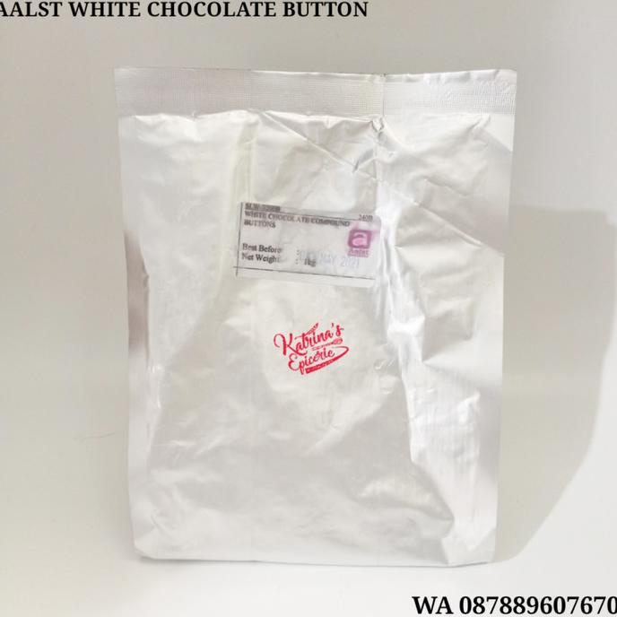 1 KG AALST WHITE COIN CHOCOLATE COMPOUND COKELAT KEPING