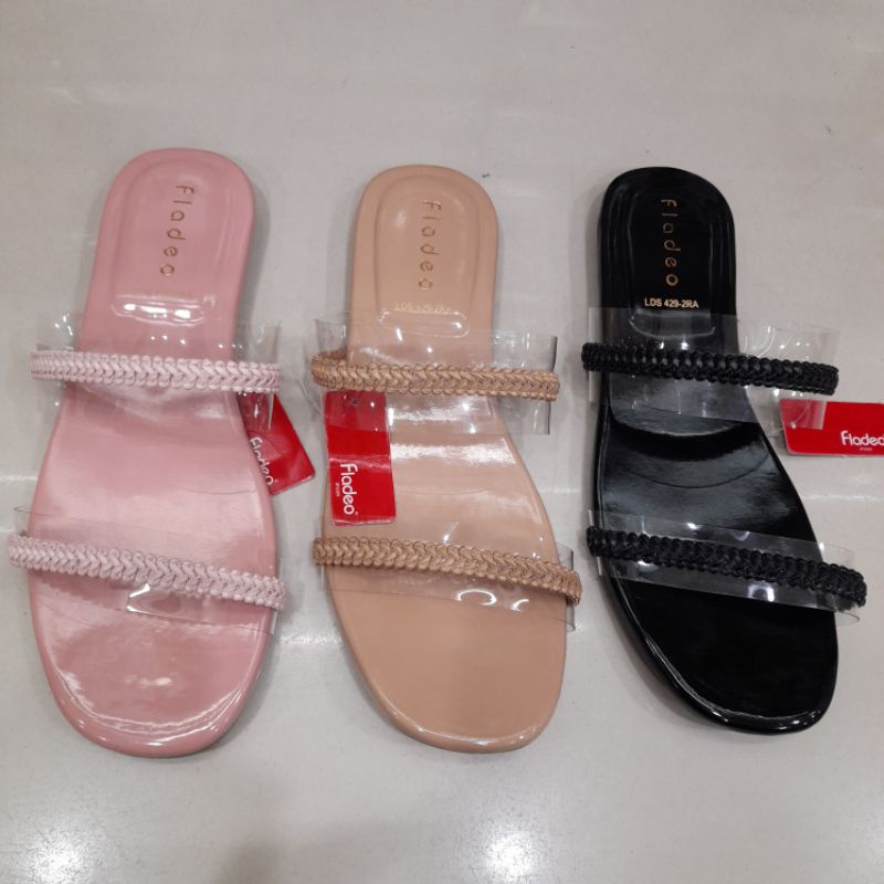 sandal flat wanita fladeo