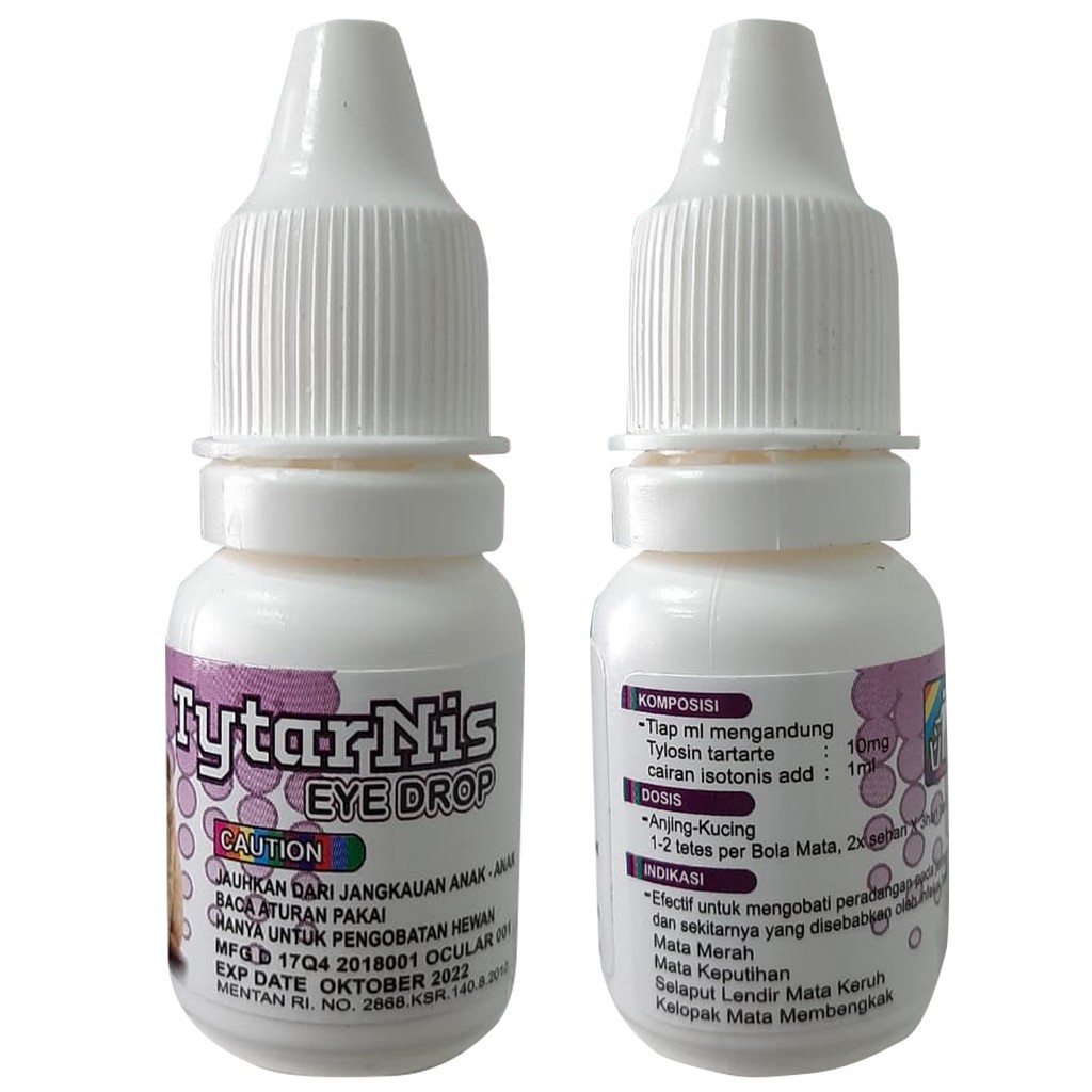 TytarNis Eye Drop Obat Mata Kucing Dan Anjing 15ml