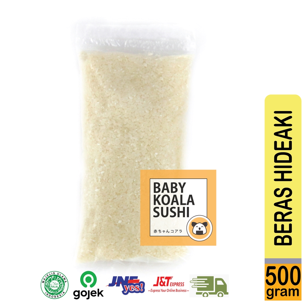 HIDEAKI Beras Sushi Premium 500 g │ Japonica Rice for Kimbab