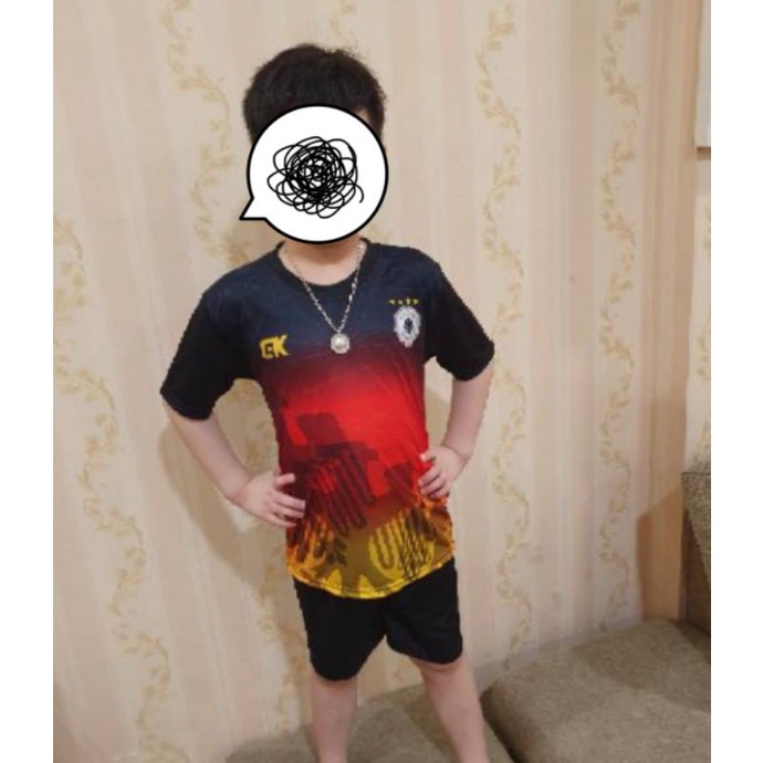 kaos bola emyu setelan anak anak//baju bola seragam anak anak//kaos bola anak anak murah