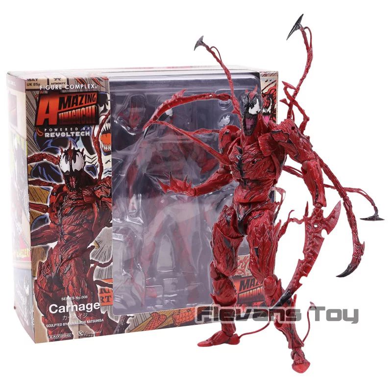 Action Figure Revoltech Avengers Venom Carnage
