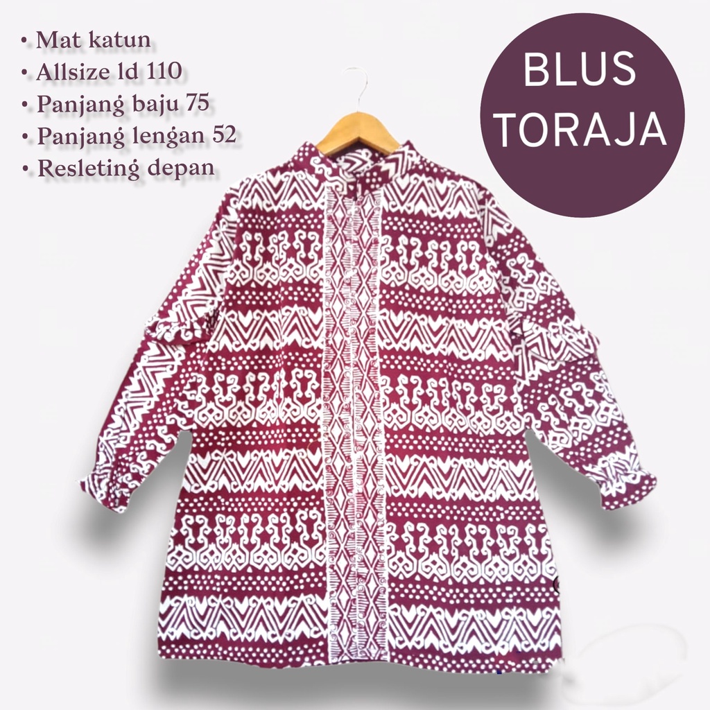 Blus batik solo atasan kerja blus kantor blus wanita modern