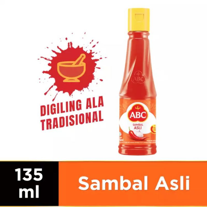 

Saos ABC Sambal Asli Botol 135 ml