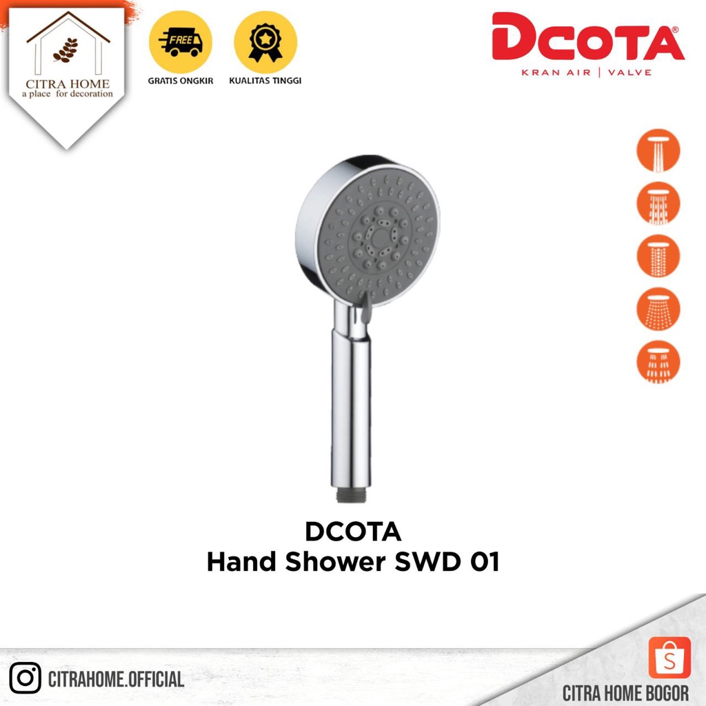 CITRAHOME Dcota Hand Shower SWD 01 Shower Mandi