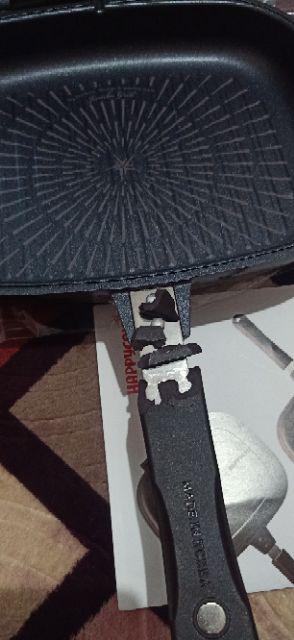 Peralatan Masak Ori Korea Happycall Titanium Jumbo Grill Double Pan