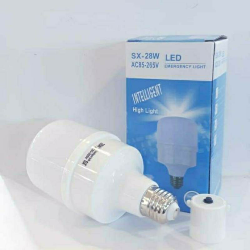 Lampu LED emergency darurat 28 watt sentuh gantung tetap nyala walau mati lampu SX super terang hemat energi