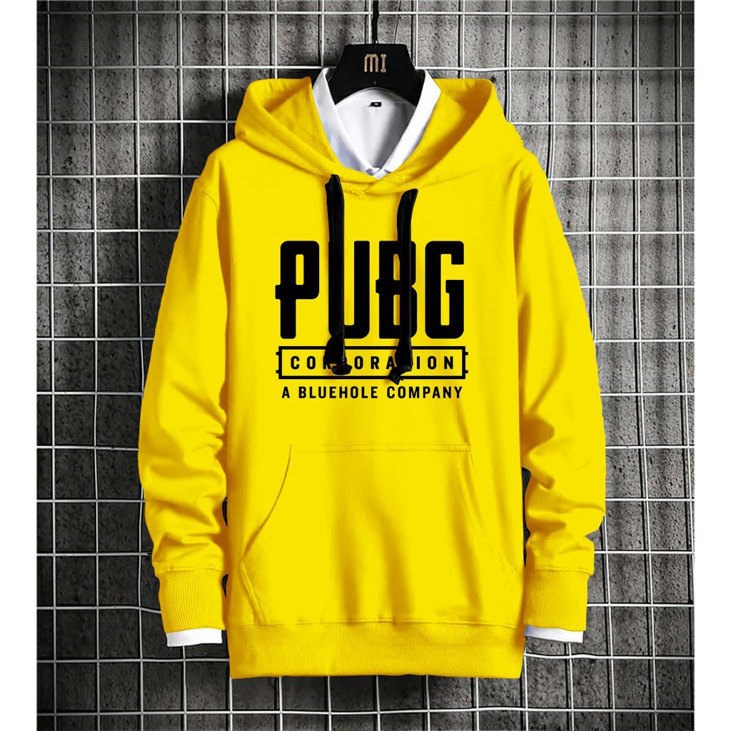 Bisa COD Hoodie Pria / Hodie Pria  / Jaket Pria PUBG Bahan Fleece UK L-XL