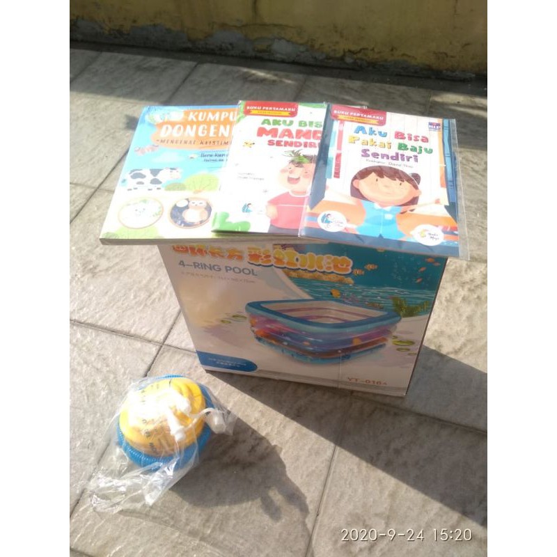 Pesanan Mommy, Kolam Renang, Buku, Pompa