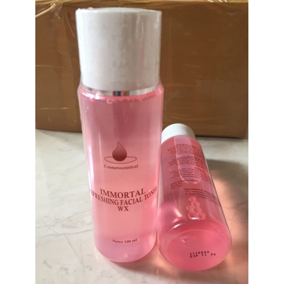 TERLARIS Immortal Refreshing Facial Toner WX - Whitening Wajah Putih Cerah Bersih BPOM Skincare ASLI