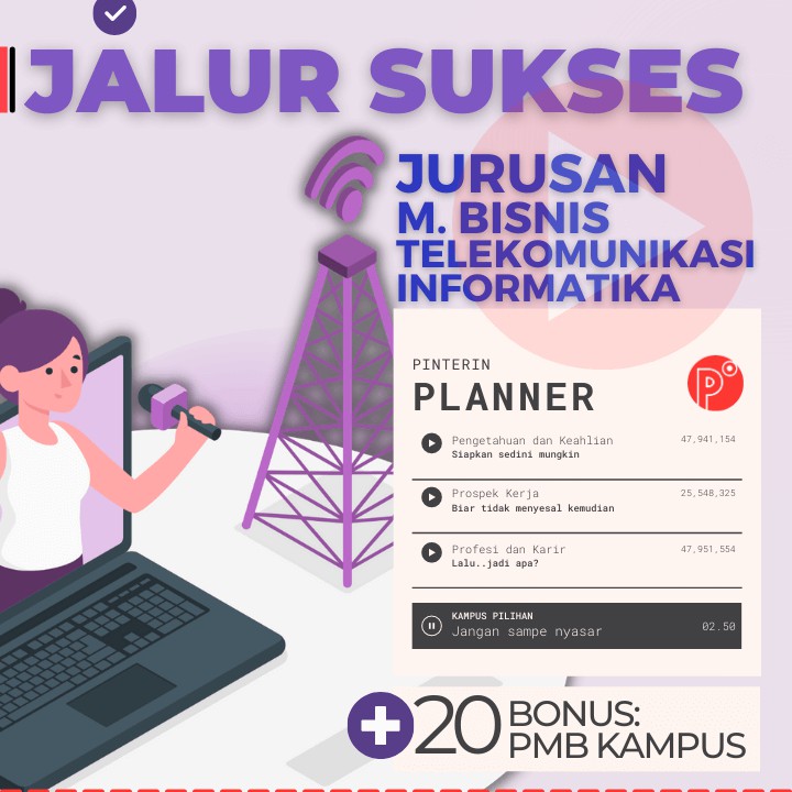 

Daily Planner Kuliah Jurusan Mgm. Bisnis TI | Test SNMPTN-SBMPTN-UTBK Weekly Binder Loose leaf B5