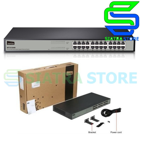 NETIS ST3124G 24 Port Gigabit Ethernet Rackmount Switch|ST3124G Netis