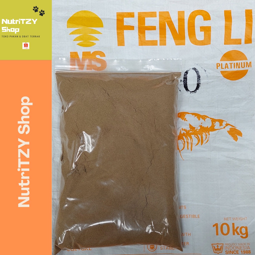 Jual Fengli Feng Li Pakan Tenggelam Pelet Udang Kg Lobster Larva Bibit Benih Burayak Ikan