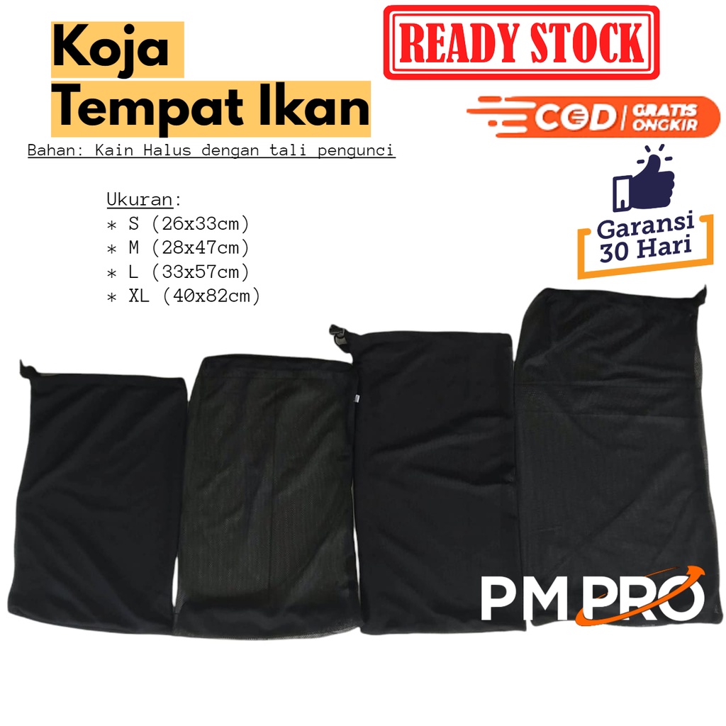 Keramba Koja Ikan Pancingan Ukuran S M L XL 40 60 80 Pancing Waring Lumut Nyobok  Karamba Korang Lub