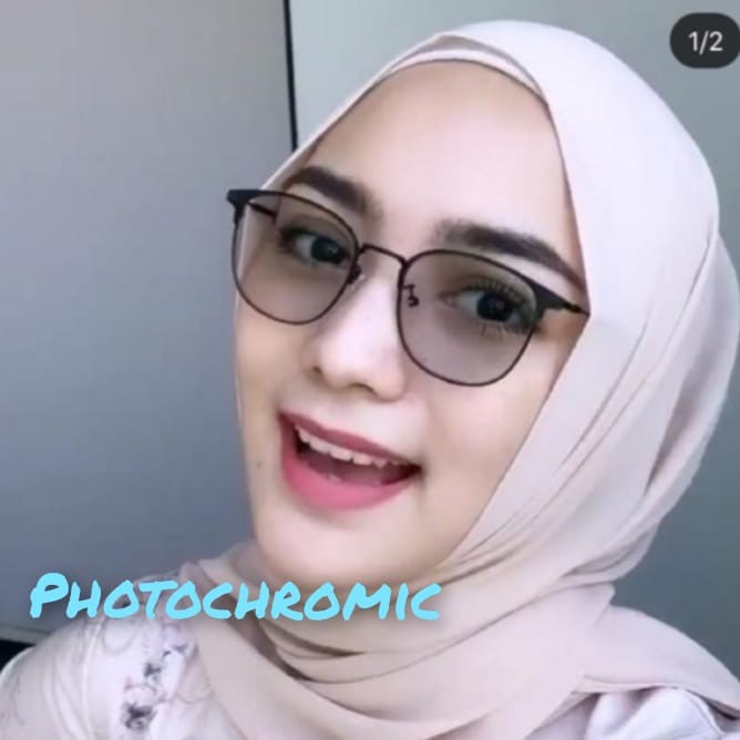 TERBARU FRAME TITANIUM TERBARU KOREAN PHOTOCROMIC ANTIRADIASI UNISEX WANITA PRIA MINUS VINTAGE STYL