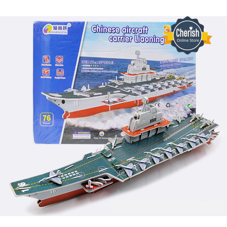 3D Puzzle Toy| Puzzle Kapal LIAONING SHIP - Pazel - Puzzle Perahu