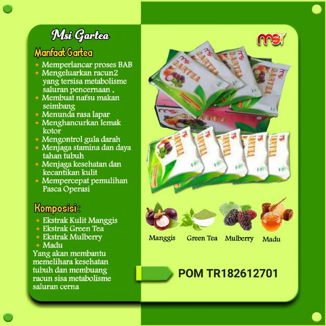 MSI Gartea/Teh pelangsing