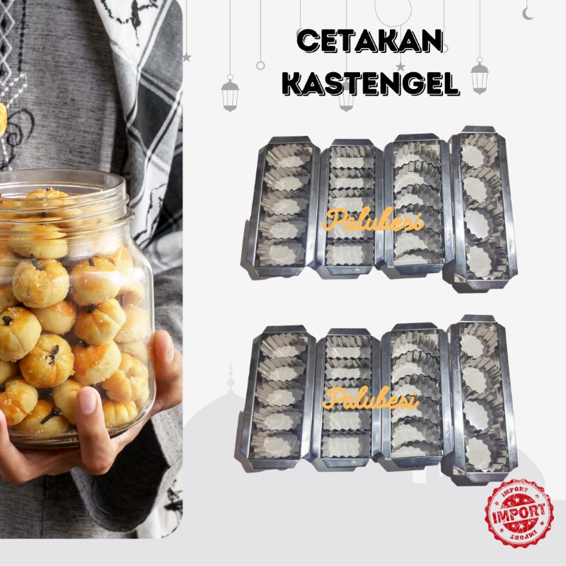 Cutter Cookies / Cetakan Kastengel Stainless /Alat Pemotong Kue