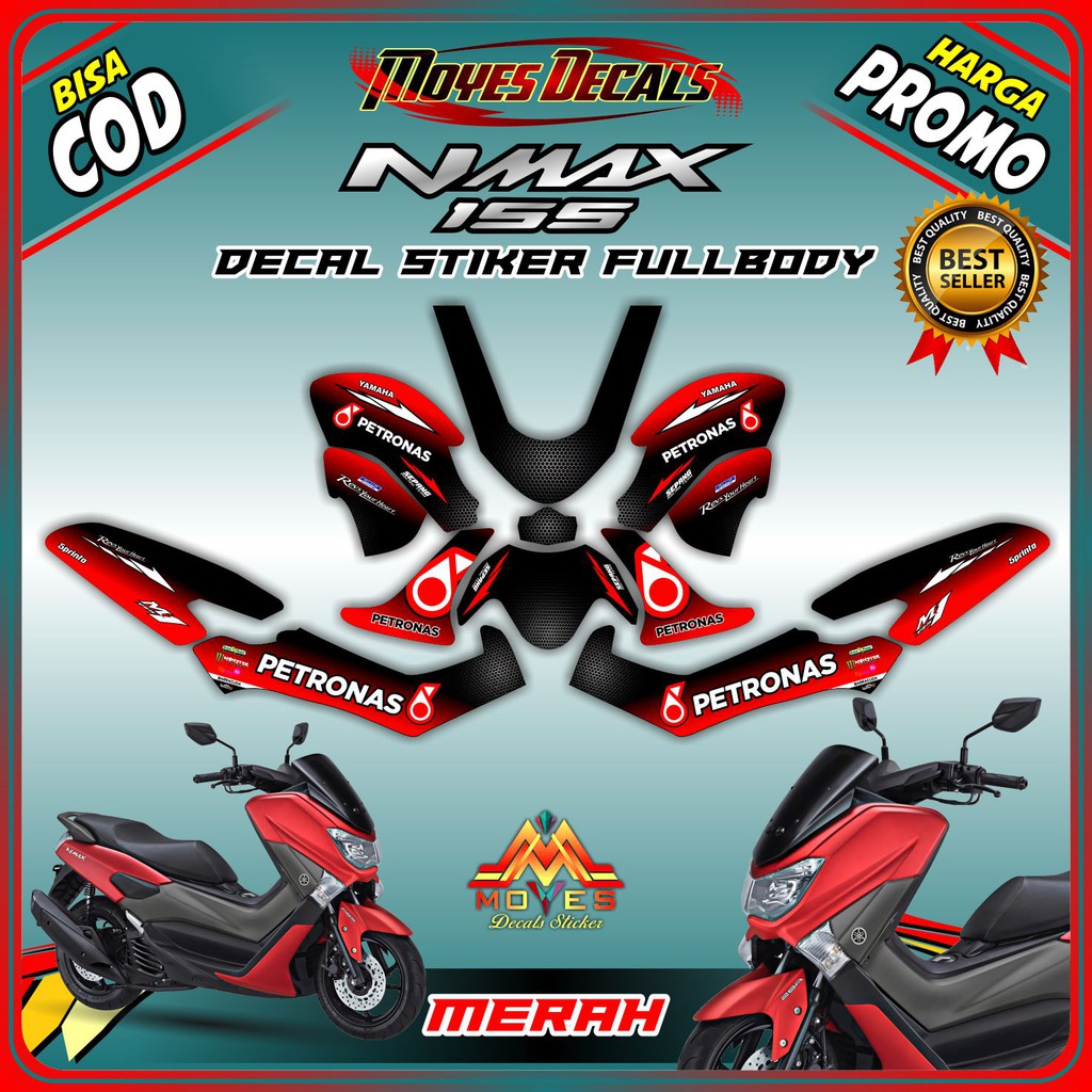 Stiker Nmax old 155 petronas decal nmax old 155 petronas striping nmax old 155 petronas