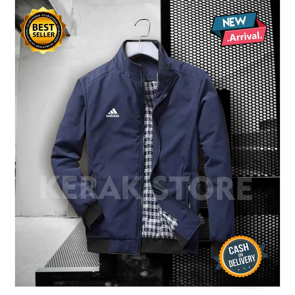 Jaket Bomber Kasual Premium Parasut semi anti air PRIA WANITA REI OUTDOOR