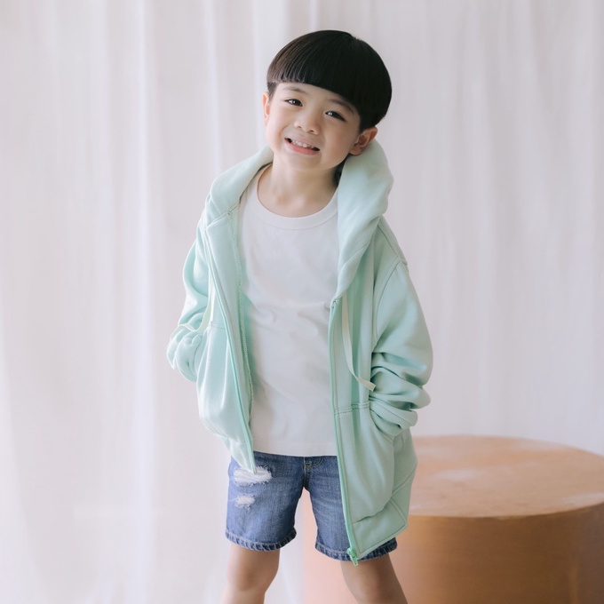 HOODIE GOODIE Kids Zipper Mint